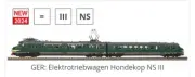 Piko NS Hondekop Railcar Set 57576 HO Scale DCC Ready