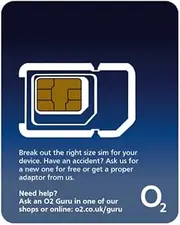 Prepaid 30 Day O2 Unlimited Data Only SIM - Top speed mobile broadband anytime, anywhere