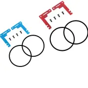1/10 Tamiya Aluminum Alloy Short Battery Holder Kit TT02 TT02B RC # TATT-075