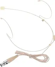 CATIEBYE Music Studio Equipment Condenser Headset Mic Discreet Tour Guide Earset Microphone 3-pin