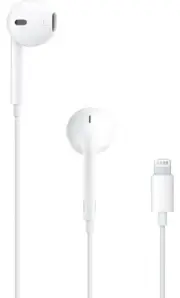 Wired Earbuds For iPhone With Built-in Remote To Control Volume Lightning NEW