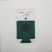 Popsockets PopThirst Green And Black Stripe Can Holder With Swappable Grip. NEW