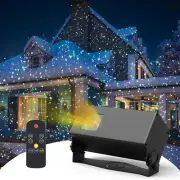 Outdoor Firefly Lights Projector, White Laser Fairy Lights Projector,