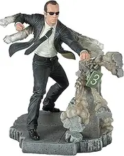 Diamond Select Toys The Matrix Agent Smith Gallery PVC Statue, 10-Inch Height