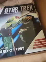 Eaglemoss Star Trek Starships #3 Klingon Bird of Prey - Complete with Magazine
