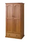 CLIO (AUSSIE MADE) 2 DOOR / 1 DRAWER WARDROBE - 1800(H) x 900(W) - ASSORTED STAI