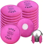 20Pcs 2091 Filters for 6000 6200 6800 7000 FF-4 Respirator, 2091 Particulate Fi