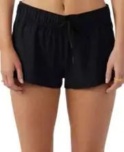 O'NEILL Saltwater Solids Laney 2" Stretch Boardshort Black L NWT
