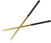 Vaguelly 2pcs Drum Mallets with Felt Heads Ergonomic Percussion Drumsticks for Comfortable Playing Durable Performance Drum Sticks Stylish for Music Practice