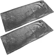 Angoily 2Pcs Elastic Sofa Armrest Covers Couch Arm Protectors Stretch Sleeves for Chairs Fit for Curved Arms Present for Home Decor