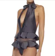 Zimmermann Ruffle Details Swimsuit Size AU1