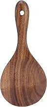 XIASABA Wooden Rice Paddle Teak Wood Rice Spoon Rice Paddle Wooden Serving Spoon Rice Scoop Cooking SpoonCookware Tableware Spoon Rice Shovel Home Kitchen Accessory