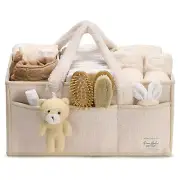 Baby Diaper Caddy Organizer - Changing Table & Car Caddy, Nursery Diaper Storage