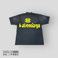 在飛比找蝦皮購物優惠-[SMILE] 巴黎世家 Balenciaga 水洗膠帶短袖