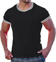 [Generic] Men Regular Fit Country Classics Shirts Short Sleeve Short Sleeve Quick Dry Sports Polo for Men Adult T Shirt XXL Blue Work Polo Short Plus Size Quick Dry Sports
