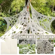 Halloween Decoration Giant Spider Web Party Props Stretchy Web Fancy Dress Decor