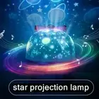 USB Starry Projector Night Music Box Night Light Sky Moon Lamp Home Decor