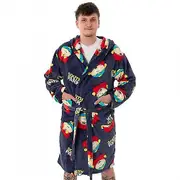 South Park Mens Eric Cartman Hooded Robe Navy S