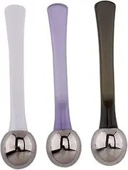 Ipetboom 3Pcs Eye Massage Spoon Eye Cream Applicator Facial Promotes Reduces Dark Circles Transparent