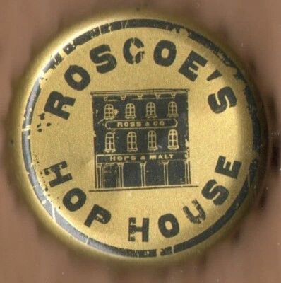 USA Plastic Lined Beer Crown Bottle Cap: Roscoe's Brewing