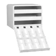 YouCopia SpiceStack 24 Spice Bottle Organiser With 104 Labels