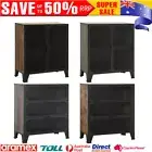 Metal & MDF Storage Cabinet with shelf Cupboard Sideboard Organizer Chest Unit