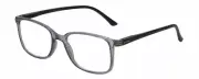 Geoffrey Beene GBR012 Men Multi-Focus Blue Light Glasses Crystal Grey Black 53mm