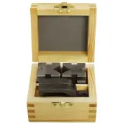 1-5/8" x 1-1/4" x 1-1/4" Precision V Blocks & Clamp Set Steel Gauge Machinist