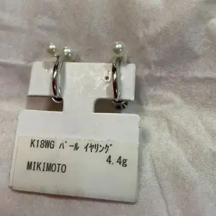 Mikimoto 耳環 日本直送 二手