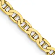 20 Inch 10K 2.4mm Flat Anchor Chain