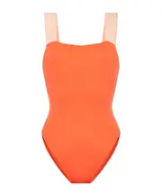 Versace Sleeveless One-Piece Swimsuit 1,2 Orange
