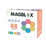 澳洲 MAGBLOX® 美學磁力片/ 6 PCS/ 六角形繽紛色 ESLITE誠品