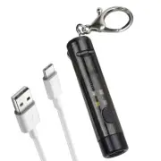 BORUIT 900 Lumens Pocket Led Torch Flashlight EDC with Batteries