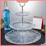 3 TIER ROUND CUPCAKE CAKE PLATE STAND HANDLE FITTING WEDDING