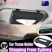 PU Sunvisor Tissue Box Cover Home Table Car Storage Organiser Napkin Case Holder