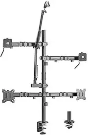 Brateck Dual Monitor All in One Studio Setup Desktop Mount