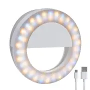Upgraded Selfie Ring Light, [3 Light Modes] [Rechargeable] with Double Row 60...