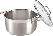 Baccarat iconiX Casserole with Lid 24cm - Dishwasher & Oven Safe - Crafted from High Grade Stainless Steel