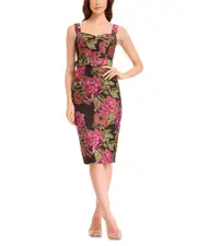 Dress the Population Nicole Brocade Dress