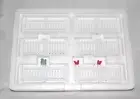 Dept 56 Village Accessory - White Picket Fence Extensions - Set of 6 NIB