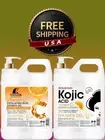 Vitamin C Exfoliating +Kojic Skin Lightening Body Wash, 4000ml [USA Stock ]