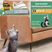 Thicken anti Cat Scratch Furniture Protector,13Pack Single-Sided Sticky Couch Ca