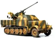 FOV WWII German 37mm anti-aircraft artillery vehicle 1/72 DIECAST MODEL TANK