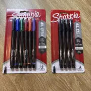 Pack Sharpie Fine Point Permanent Ink Pens, Assorted Colors, 6 Count + Black 4 C