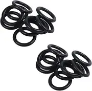 Binxind 20 pcs Black Rubber Oil Seal O-Rings Seals washers 16 x 11 x 2.5mm