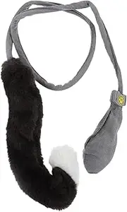 ERINGOGO Simulated Tail Cat Toy Interactive Plaything Plush Cat Teaser Pet Teasing Toy
