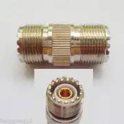 UHF PL259 SO239 Female Jack to UHF Female RF Coaxial Connector Adapter Converter