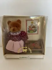 NEW TEDDY BEAR STORY Mama Bear/Baby Bear with Cradle 19067 Vintage Applause 1986