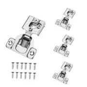 4 Pack 2 Pairs Soft Close Cabinet Hinges 1/2 inch Overlay Kitchen Cabinet 105°