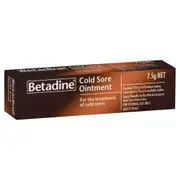Betadine Cold Sore Ointment 7.5g